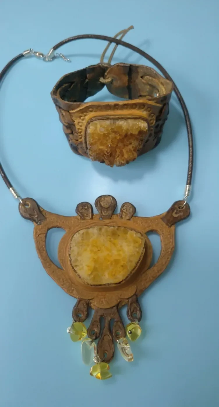 Комплект с цитрином